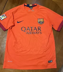 Camiseta deportiva de fútbol americano Nike Qatar Airways 2014 mediana DriFit para hombre - Imagen 1 de 6