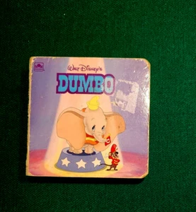 VTG 1992 Walt Disney's DUMBO A Little Nugget Book - Thick Cardboard - RARE FIND - Picture 1 of 5