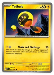 Pokemon Obsidian Flames 076/197 Tadbulb - Picture 1 of 1
