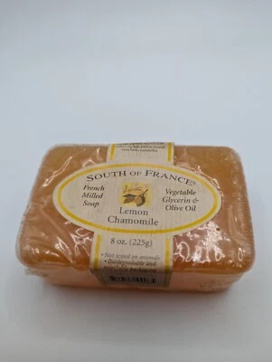 South of France Bar Soap  Lemon Chamomille Vegetable Glycerin Olive Oil 8oz/225g - Image 1 of 4