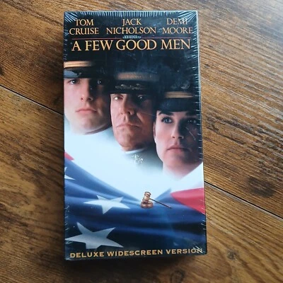 New/Sealed A Few Good Men (1992) VHS Video Tape Movie Jack Nicholson Tom Cruise Foto 1 de 4