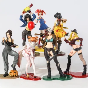 Figurines Bishoujo Michael Myers Freddy Krueger Jason Voorhees Chucky HALLOWEEN - Imagen 1 de 32