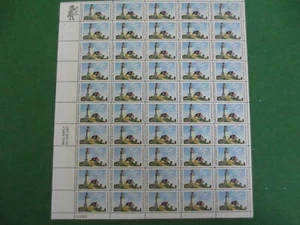 Hoja de 50 Doc Sc# 1391 Maine Statehood 1970 6 ¢ 1970 montada sin montar o nunca montada - Imagen 1 de 4
