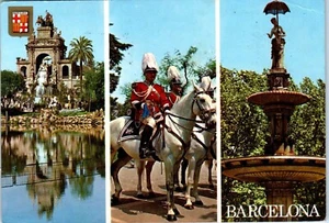 Barcelona, Capital City of Spain Multiview Postcard - Picture 1 of 2