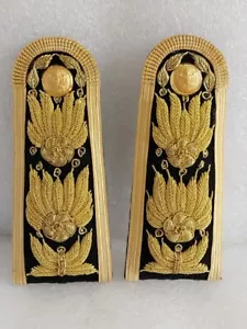 Vintage rare Thailand Thai Military Army Officer Parade rank shoulder emblem - Picture 1 of 8