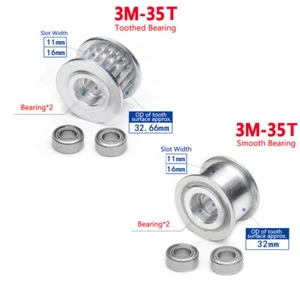 3M 35T Idler Timing Belt Pulley Synchronous Wheel For 10mm 15mm Width Belt New - Picture 1 of 4
