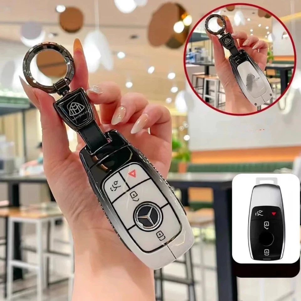 Protective Shell Key Fob Cover Case for Mercedes-Benz Maybach S580 4 Button - Image 1 of 3