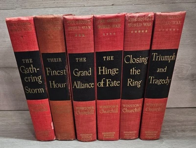 Winston Churchill's "The Second World War" Complete 6-volume Set, 1919 - 1945 - Image 1 of 4