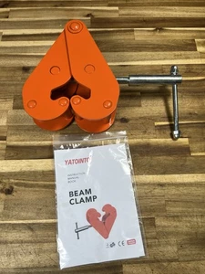 Beam Clamp, 4400Lbs/2Ton Capacity I Beam Lifting Clamp 3Inch-9Inch Opening - Picture 1 of 13