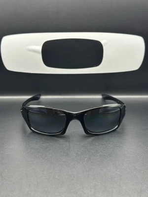 Oakley Five Squared Polished Black w/Grey Polarized Lenses - Image 1 of 4