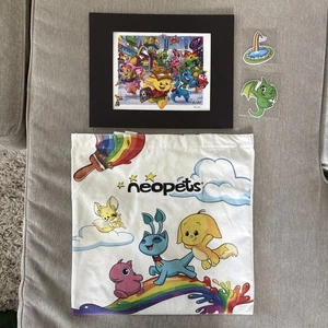 SDCC 2025 Neopets LE 65/500 Anthony Conley Impresión Exclusiva + Bolso + Pegatinas - Imagen 1 de 9