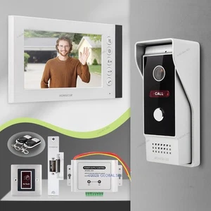HOMSECUR 7" 1080P Video Doorphone Entry Intercom Night Vision Strike Lock - Picture 1 of 14