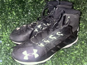 Zapatos de fútbol para hombre 8,5 Under Armour Hammer Mid Rm negros 3021198-002 botines - Imagen 1 de 7