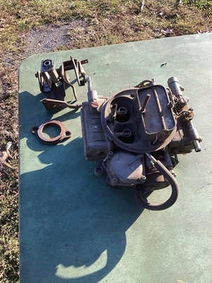 Holley 4BBL Carburetor 8004  AS SHOWN FOR PARTS OR REPAIR - - Image 1 of 4