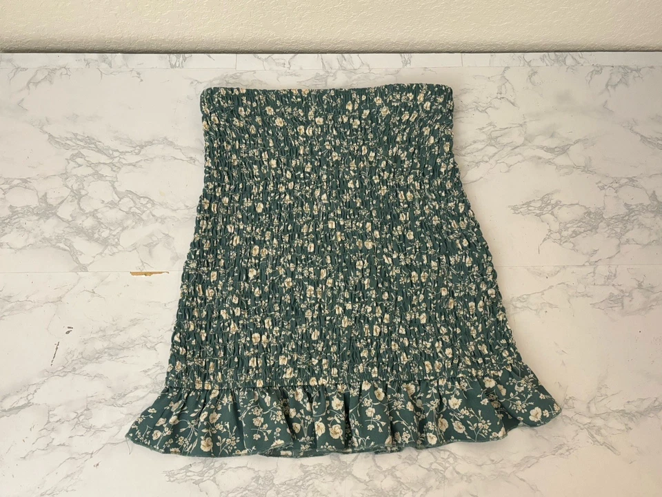 Falda Mujer Colección Nasty Gal 8 Floral Texturizada Sirena Pull On Elástica J2 Foto 1 de 3