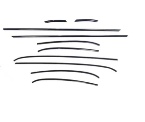 MINI R56 Black Glossy Belt Line Trim Cover Strips 3M Cooper S JCW Beltline - Picture 1 of 4
