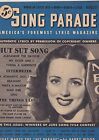 AUG 1941 SONG PARADE - Vintage Musikmagazin - LINA ROMAY
