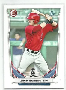 Zach Borenstein LA Angels 2014 Bowman Baseball - Picture 1 of 1