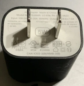 Genuine Original OEM Amazon 5W USB Charger Power Adapter Tablets Kindle PS39WR - Picture 1 of 1