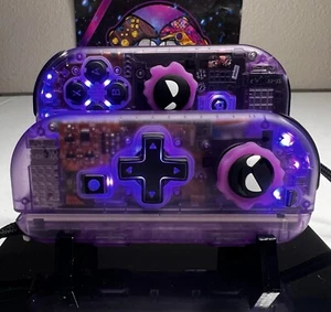 Ghastly Pokemon - Atomic Purple - RGB LED - Custom Joycons for Nintendo Switch - Picture 1 of 2