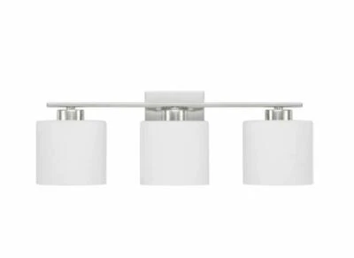 Capital Lighting Steele 8493CH-103 Chrome 3-Light 23"W Bathroom Vanity Light - Image 1 of 4