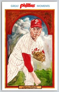 Postcard Great Phillies Moments #8 Robin Roberts Philadelphia MLB Baseball - Picture 1 of 2