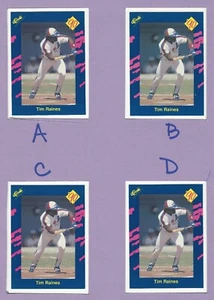1990 Classic Board Game Blue, #118, Tim Raines, see description - Picture 1 of 2