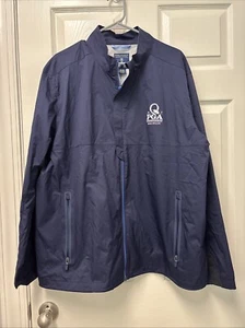 Polo Golf Ralph Lauren Blue Quail Hallow Rain Jacket Water Repellent Men’s XL - Picture 1 of 11