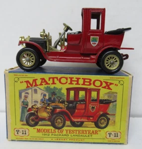 Matchbox Models of Yesteryear 1912 Packard Landaulet Y-11 In Original Box - Picture 1 of 12