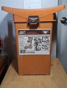 Fenwick Woodstream Sport Seat 9050 Combo Seat Stowaway Fish Camp Bait Tackle - Picture 1 of 12