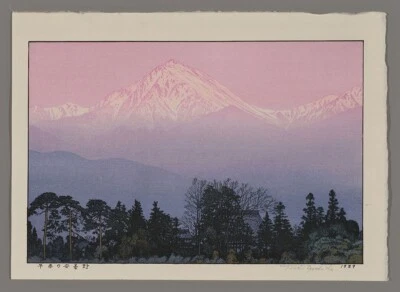 Bloques de madera Toshi Yoshida - principios de primavera en Azumino Foto 1 de 2