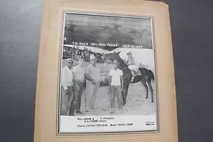 HORSE RACING AFRICAN AMERICAN JOCKEY & TRAINER TEXAS PHOTO 1957 - Picture 1 of 1