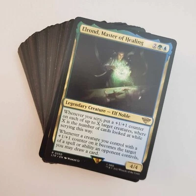 MTG Lord of the Rings Commander EDH Elrond Master of Healing Deck - Image 1 of 4