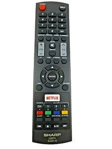 GJ221-C NEU SCHARF OEM LED TV FERNBEDIENUNG - Bild 1 von 3
