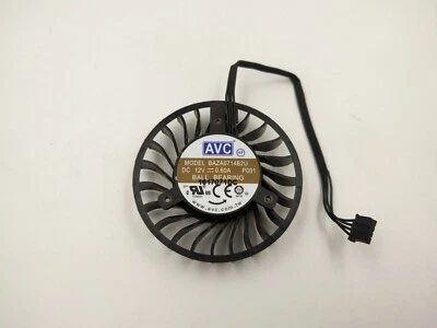 For QUADRO P4000 M4000 graphics card Cooling fan 4-Pin 12V 0.6A BAZA0714B2U - Image 1 of 4