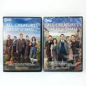 All Creatures Great & Small Series 1 & 2 PBS Masterpiece DVD Sets - Foto 1 di 4