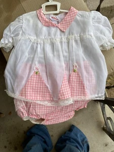 Vintage Wee Willie 2 Piece Set Baby Toddler  18 Months Nautical Shirt Shorts - Picture 1 of 14