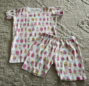 Girl's KISSY KISSY Size 8 Ice Cream Print Pajama Set - Picture 1 of 2
