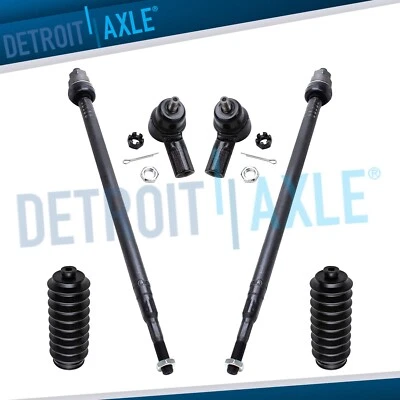 Front Inner and Outer Tie Rod Ends Boots Kit for 2001-2005 Honda Civic Acura EL - Image 1 of 4