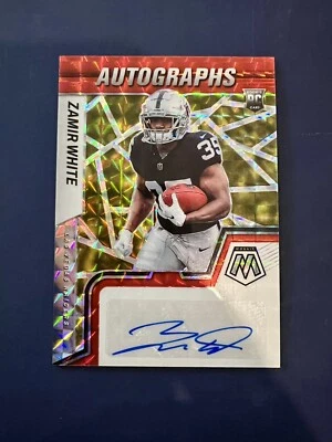ZAMIR WHITE Rookie Red Mosaic Prizm Auto 2022 Panini Mosaic RC #RAM-ZW - Image 1 of 2