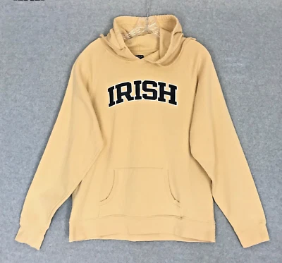 Sudadera con Capucha Vintage Champion Notre Dame IRISH Juvenil XL Bronceada Bordada Deportiva Elastizada Foto 1 de 4