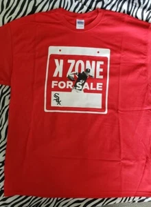 CHRIS SALE - K ZONE FOR SALE XL T-Shirt ⚾️ Chicago White Sox ⚾️Never Worn! Rare! - Picture 1 of 4
