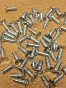 VITI PER MACCHINA CSK 4mm X 12mm BZP SCANALATE X50 (PZ:301) - Foto 1 di 1