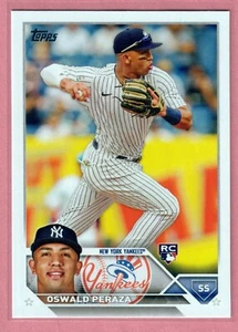 2023 Topps Serie 1 Oswald Peraza Novato Card #94 Yankees RC QTY - Imagen 1 de 2