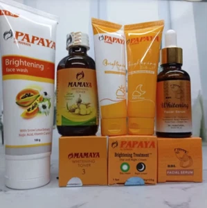 RDL PAPAYA MAMAYA 5 in 1 Pack - Face Wash, Toner, Serum, Day & Night Cream - Picture 1 of 5