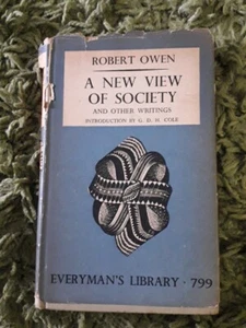 Robert Owen A New View of Society and Other Writings Everymans Library - Picture 1 of 3