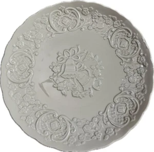 Vintage Lenox Porzellan Hochzeit Hochzeitstag Geschenk Glocken und Blumen Teller - Bild 1 von 9