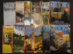 2013 ARIZONA HIGHWAYS - LOT OF TWELVE ( 12 ) - COMPLETE FULL YEAR - PHOTO ISSUE - Bild 1 von 13