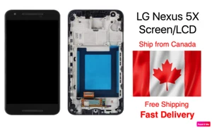 LG Nexus 5X - LCD Touch Screen Replacement Display Frame Housing - Photo 1 sur 3