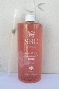 SBC Lotus Flower Moisturising Gel  1 litre Pump  (1000ml ) New - Picture 1 of 1